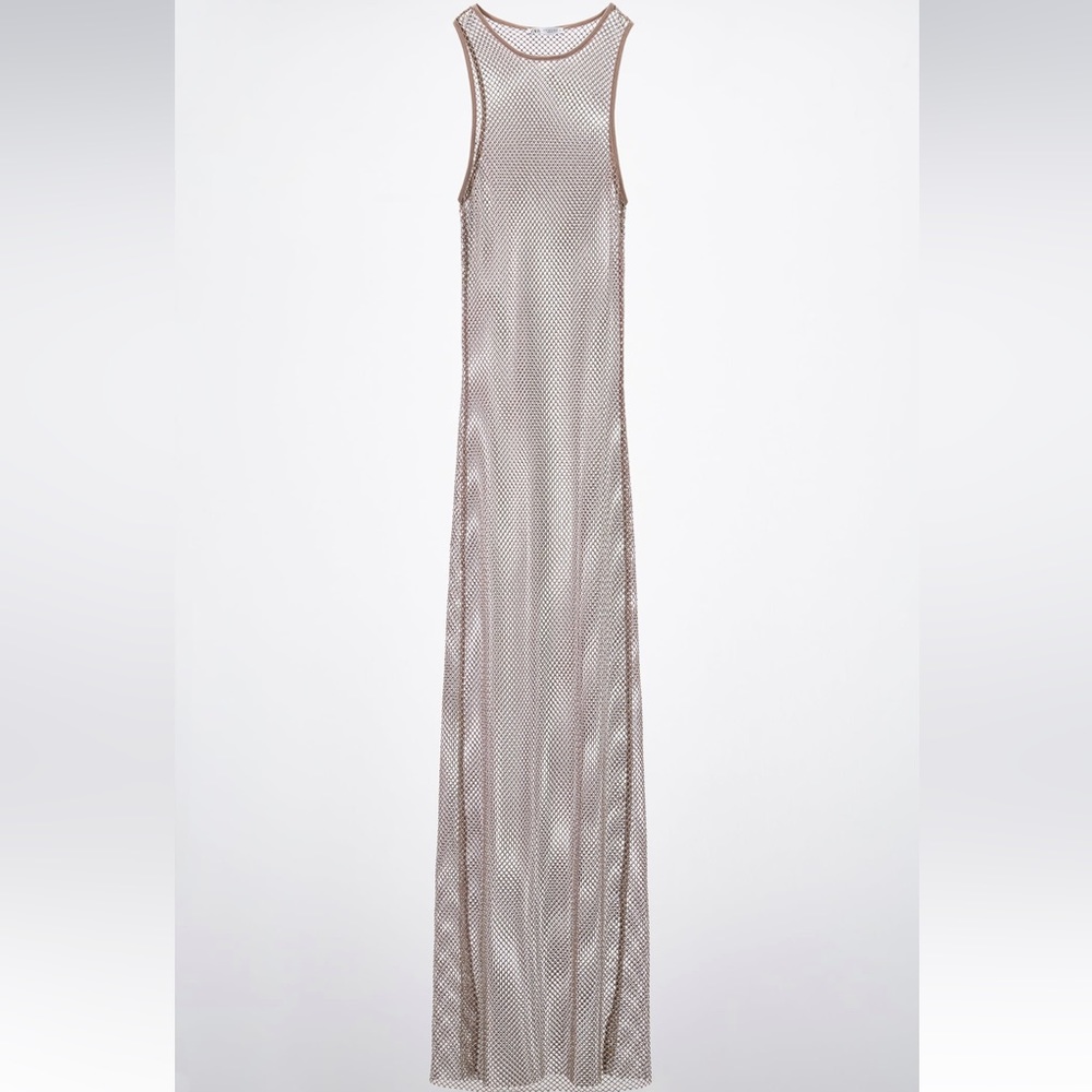 Zara Mesh Rhinestone Dress